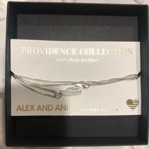 Alex and Ani Wing Pull Necklace